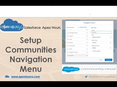 Setup Communities Navigation Menu (Part 3)
