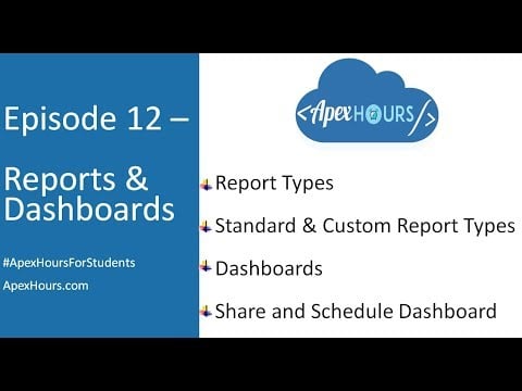 Reports & Dashboards | Custom Report Types | Share and Schedule | Ep 12