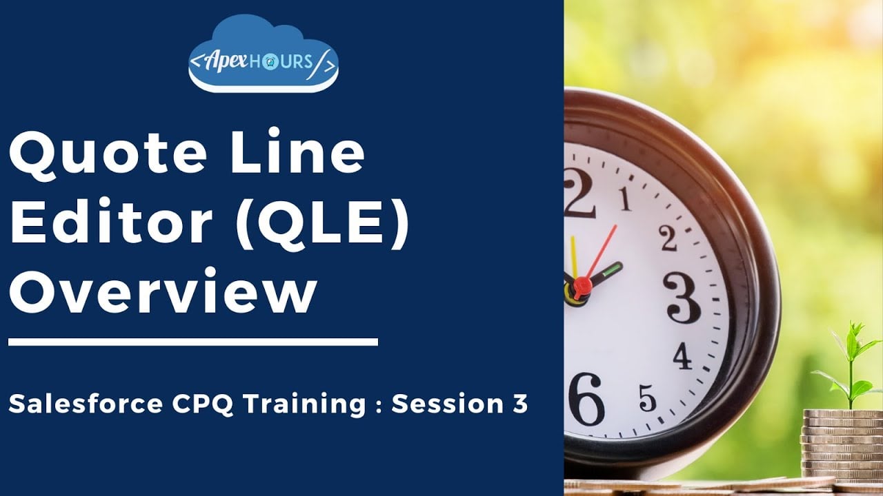 Quote Line Editor QLE Overview | EP3