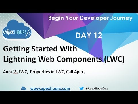 Getting started with Lightning Web Components LWC