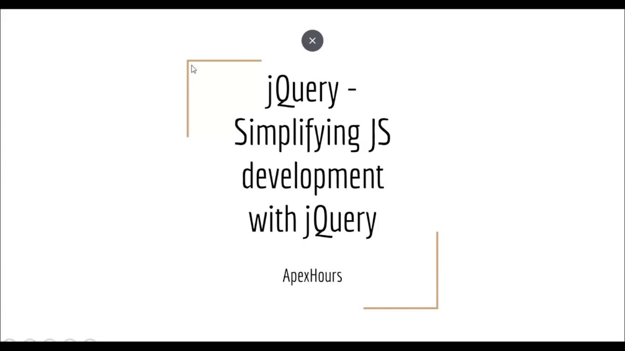 jQuery - Simplifying JS development with jQuery