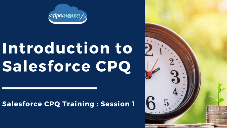 Introduction to Salesforce CPQ