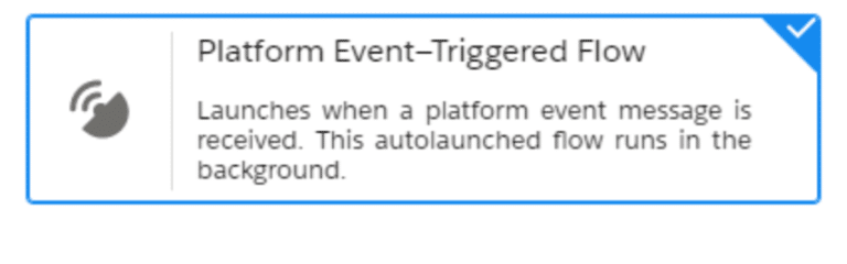 Platform Event Trigger flow - Apex Hours