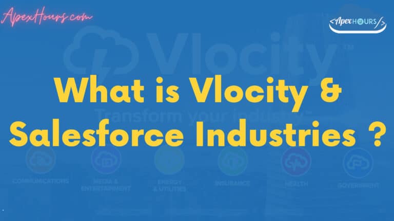 Salesforce Vlocity and Salesforce Industries