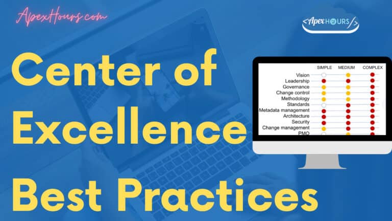Center of Excellence Best Practices