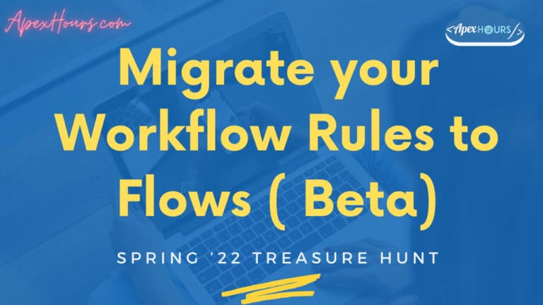Migrate your Workflow Rules to Flows