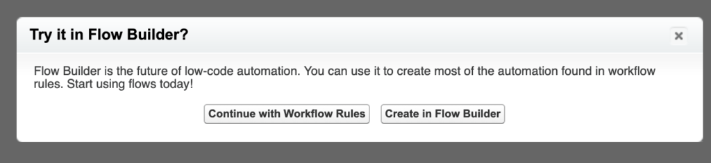 Migrate your Workflow Rules to Flows