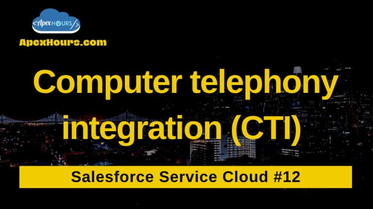 Computer telephony integration (CTI)