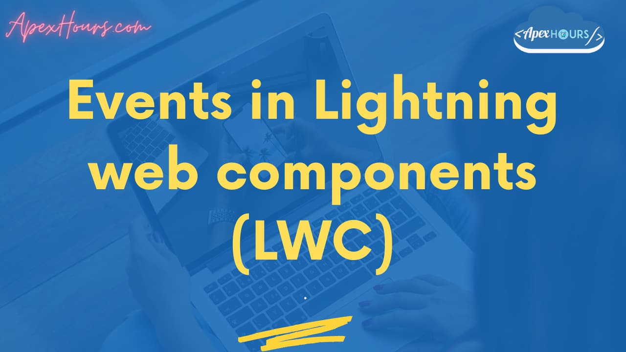 Events in Lightning web components (LWC)