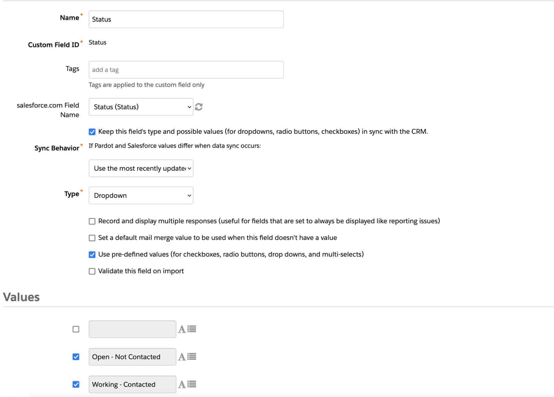 Data Sync Custom Field Mapping In Pardot Apex Hours