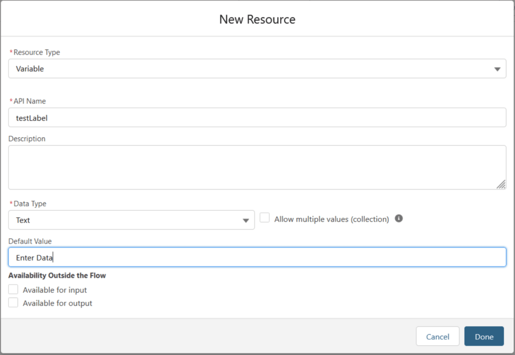 Salesforce Flow Example : Use dynamic label for screen components