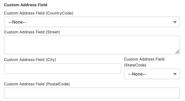 Custom Address Field In Salesforce - Apex Hours