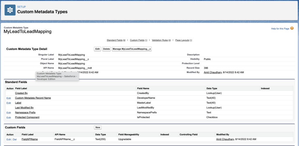 dynamic field mapping in Salesforce