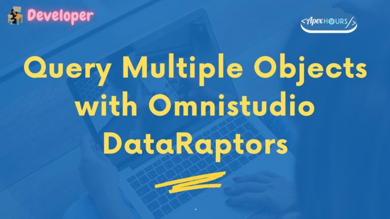Query Multiple Objects with Omnistudio DataRaptors