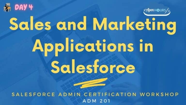 Sales and Marketing Applications in Salesforce
