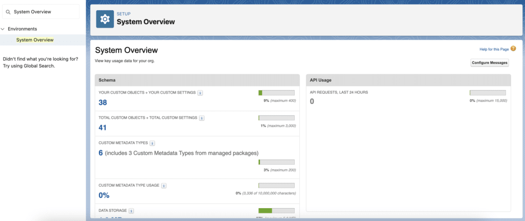 System Overview in Salesforce