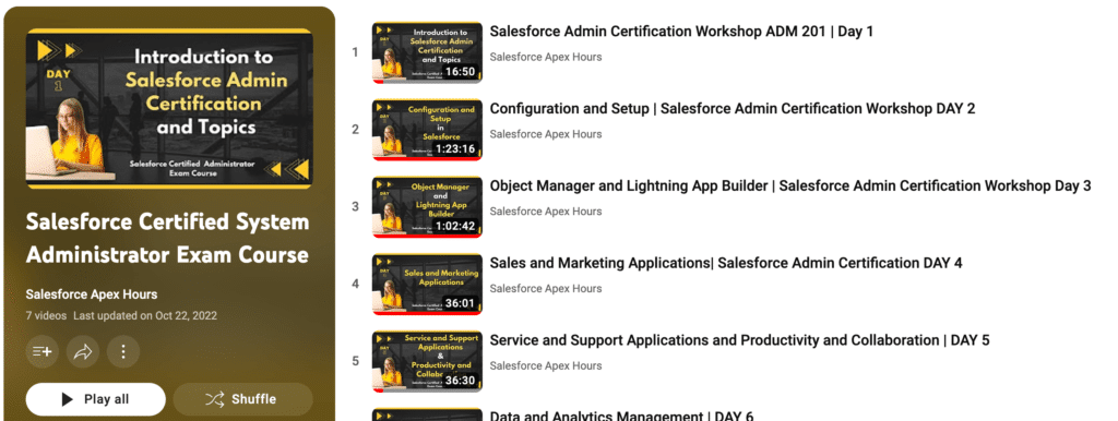 FREE Salesforce Admin Certification