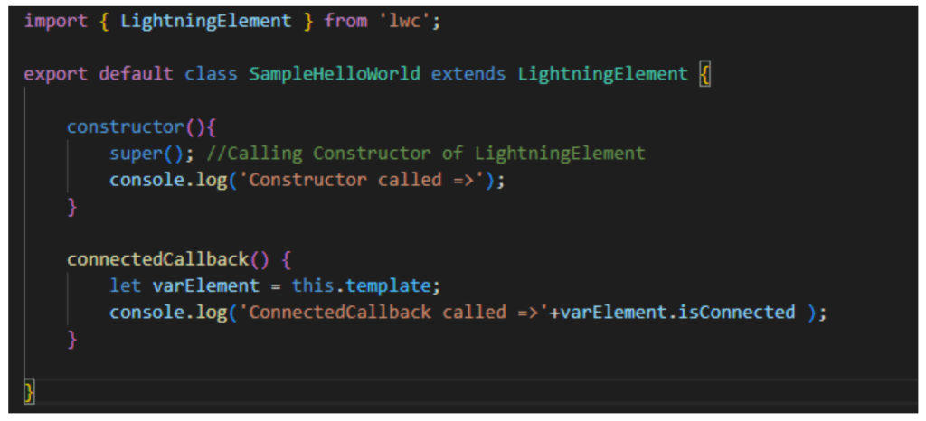 Lifecycle Hooks in Lightning Web Component