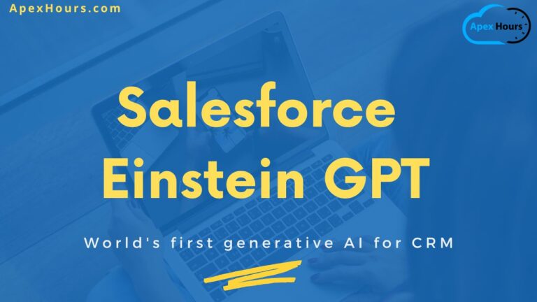 Einstein GPT FIrst AI for CRM