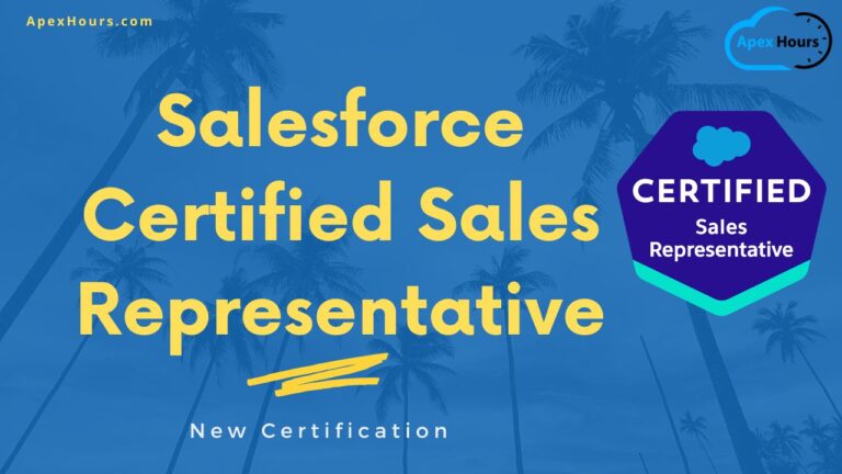 Salesforce Certified Sales Representative