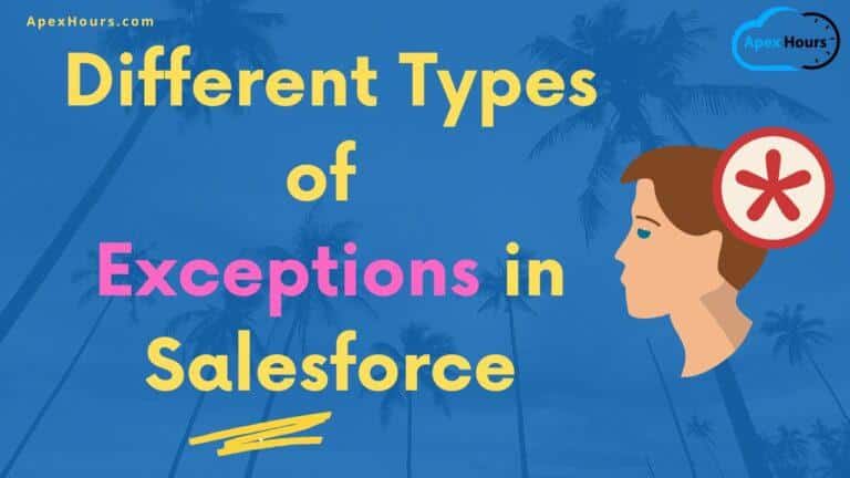 Exceptions in Salesforce
