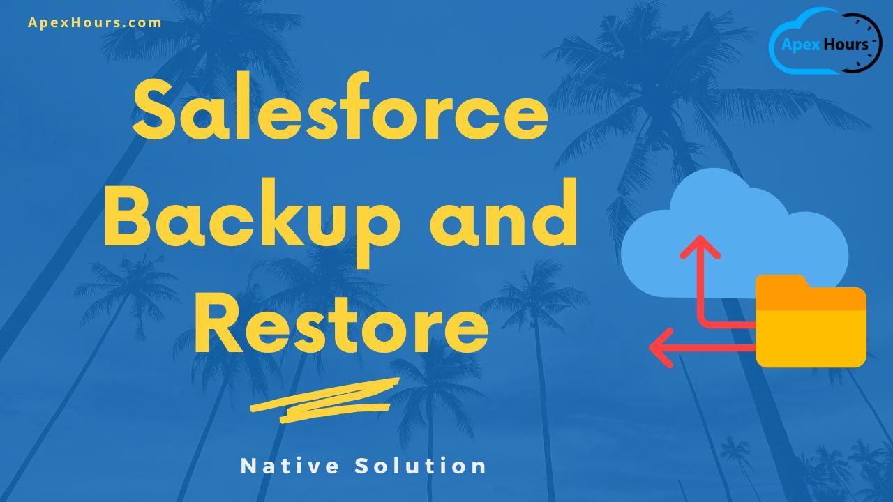 Salesforce Backup and Restore