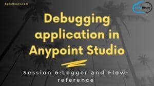 Debugging application in Anypoint Studio