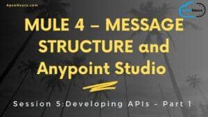 MULE 4 – MESSAGE STRUCTURE and Anypoint Studio