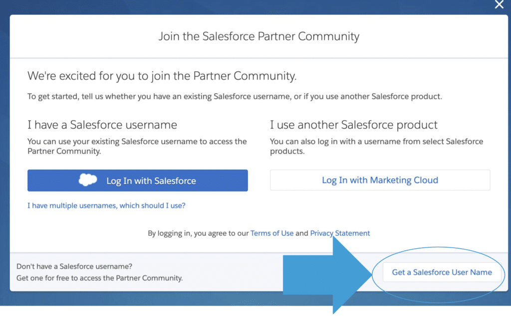 Join the Salesforce Partner Community