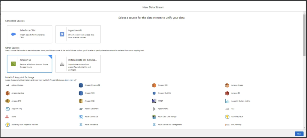 Ingesting Amazon S3 Data to Salesforce Data Cloud - Apex Hours