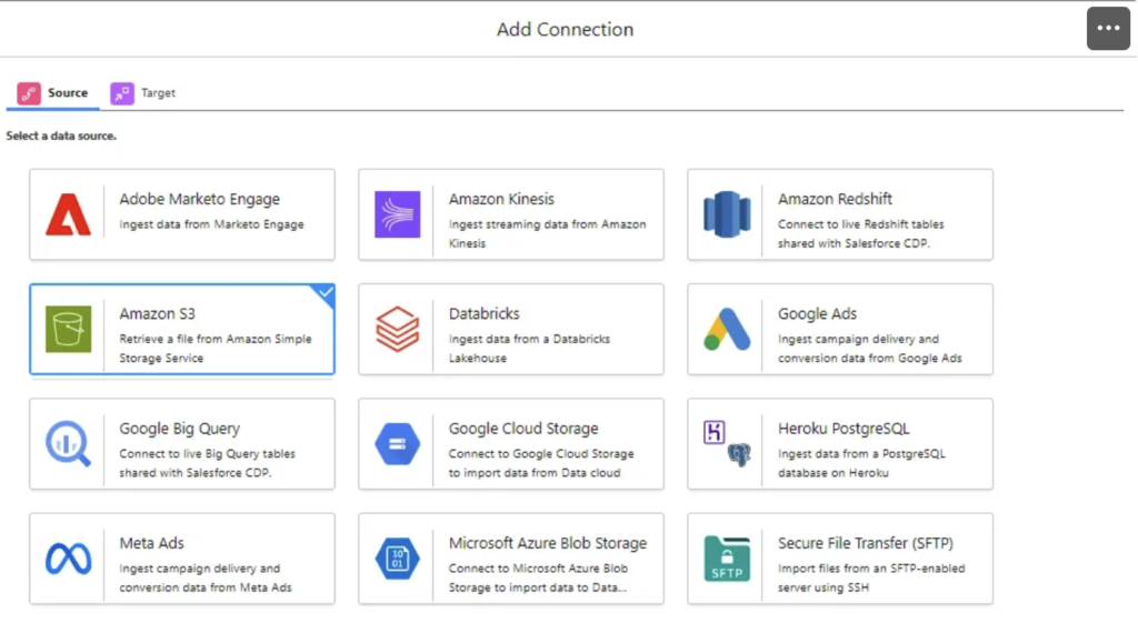 Ingesting Amazon S3 Data from Salesforce Data Cloud with Zero Copy Data Federation