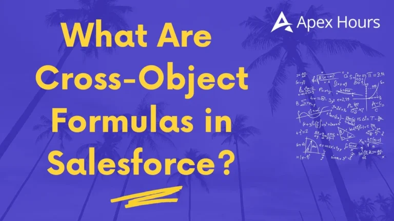 Cross-Object Formulas in Salesforce