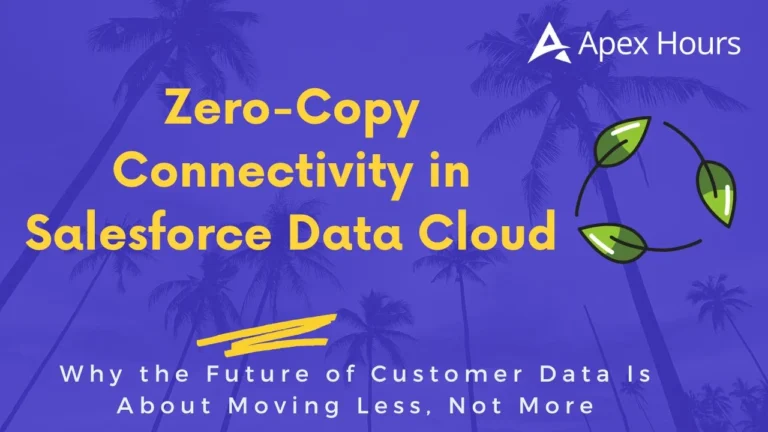 Zero-Copy Connectivity in Salesforce Data Cloud