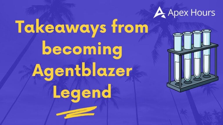 Takeaways from becoming Agentblazer Legend