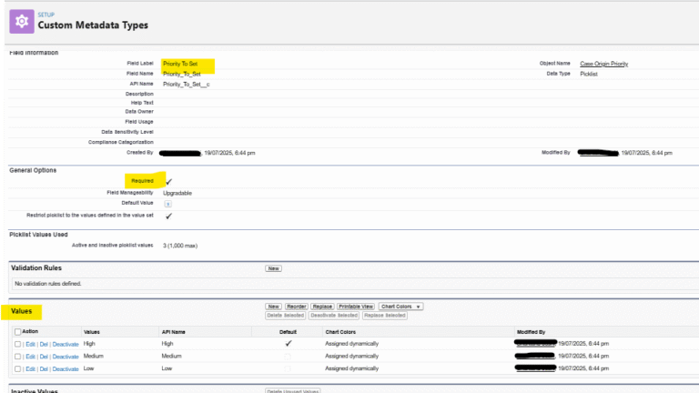 Flow with Metadata Type - Apex Hours