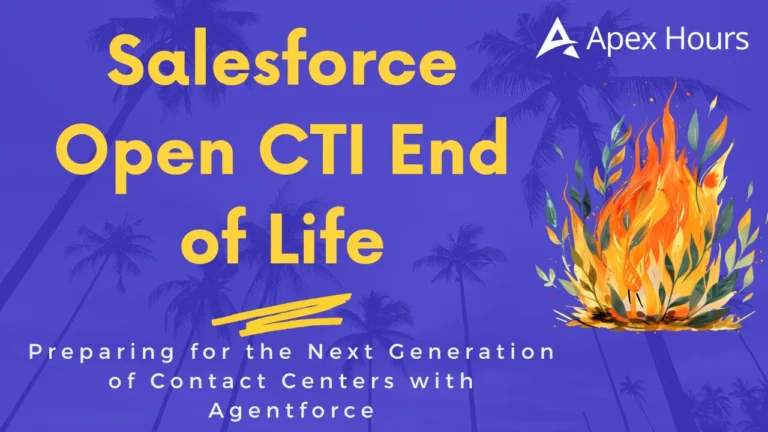 Salesforce Open CTI End of Life