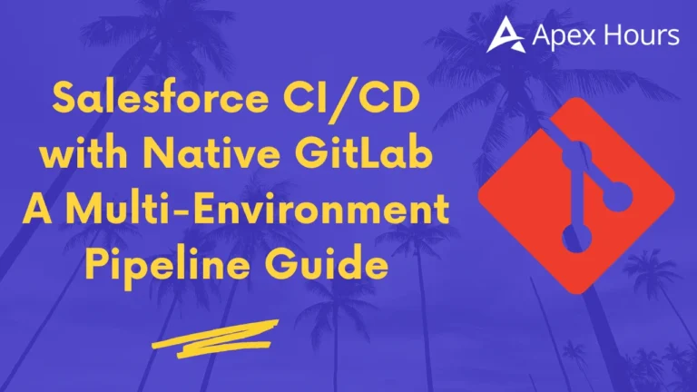 Salesforce CI/CD with Native GitLab A Multi-Environment Pipeline Guide