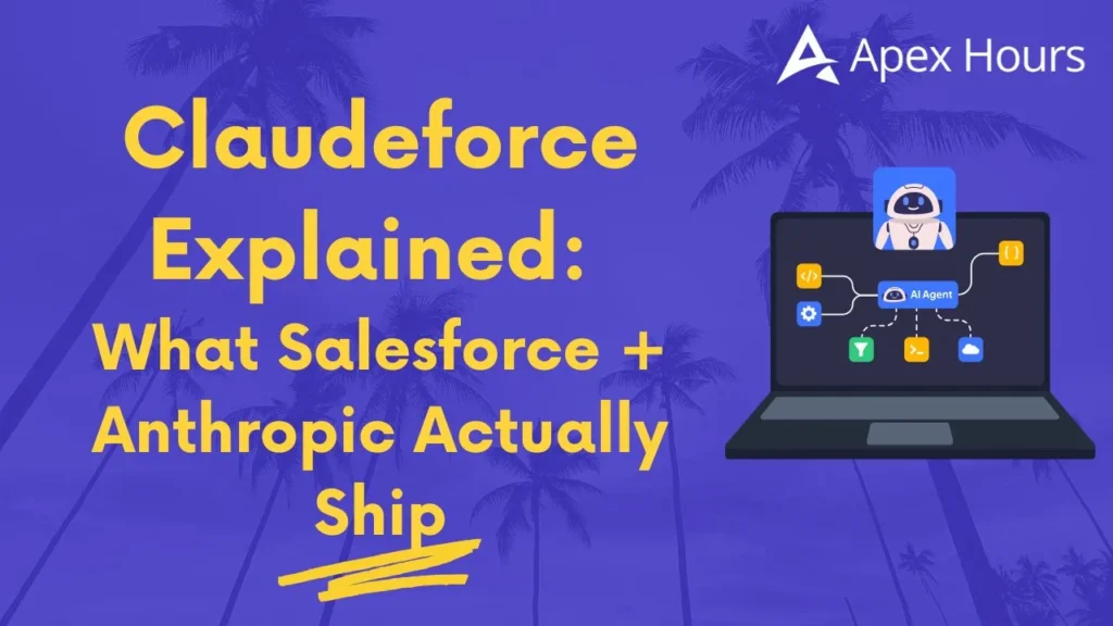 Claudeforce Explained: What Salesforce + Anthropic Actually Ship